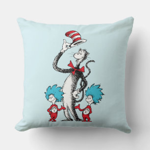 Dr. Seuss Katze im Hut, Ding Eins und Ding Zwei Kissen