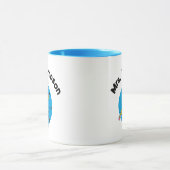 Dr. Seuss | Katze im Hut-Individuelle Name Tasse (Zentrum)