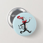 Dr. Seuss | Katze im Hut Kat Walk Button (Vorne & Hinten)