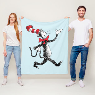 Dr. Seuss   Katze im Hut Katze Gang Fleecedecke