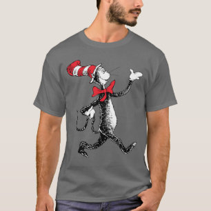 Dr. Seuss Katze im Hut Katze Gang T-Shirt