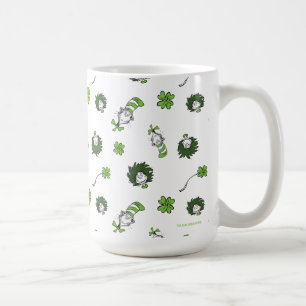 Dr. Seuss Katze im Hut Kleeblatt-Muster Kaffeetasse