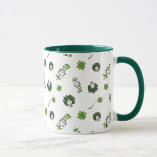 Dr. Seuss   Katze im Hut Kleeblatt-Muster Tasse