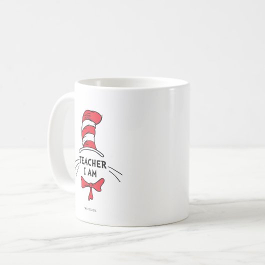 Dr. Seuss | Katze im Hut - Lehrer Ich bin Kaffeetasse (Vorderseite Links)
