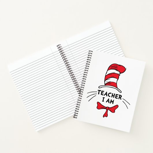 Dr. Seuss | Katze im Hut - Lehrer Ich bin Notizblock (Innenseite)