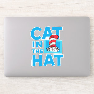 Dr. Seuss   Katze im Hut-Logo Aufkleber