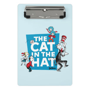 Dr. Seuss Katze im Hut-Logo - Figuren Mini Klemmbrett