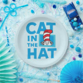 Dr. Seuss | Katze im Hut-Logo Pappteller (Party)