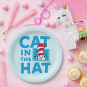 Dr. Seuss | Katze im Hut-Logo Pappteller (Party)