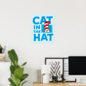 Dr. Seuss | Katze im Hut-Logo Poster (Heimbüro)