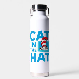 Dr. Seuss Katze im Hut-Logo Trinkflasche