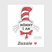 Dr. Seuss | Katze im Hut - Mommy Ich bin Aufkleber (Blatt)