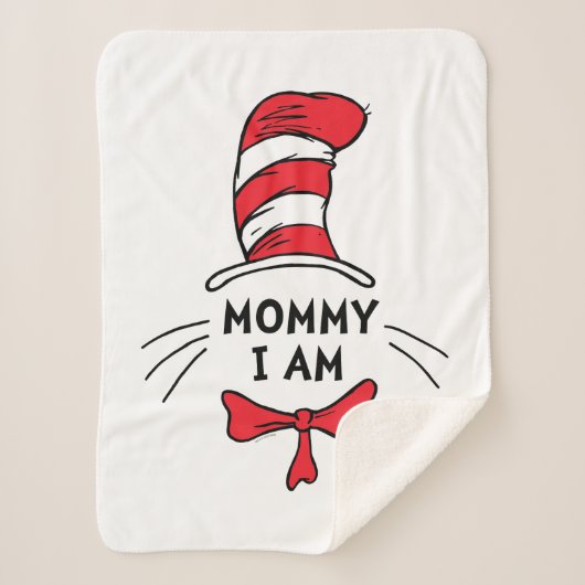 Dr. Seuss | Katze im Hut - Mommy Ich bin Sherpadecke (Vorderseite)