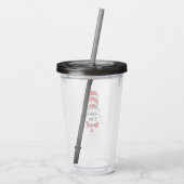 Dr. Seuss | Katze im Hut - Nana Ich bin Acryltrinkbecher (Rückseite)