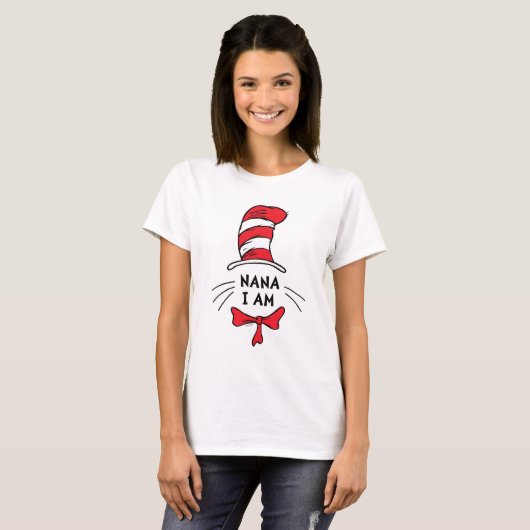 Dr. Seuss | Katze im Hut - Nana Ich bin T-Shirt (Vorne ganz)