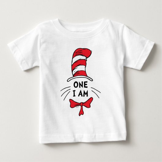 Dr. Seuss | Katze im Hut - One I am Baby T-shirt (Vorderseite)