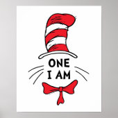 Dr. Seuss | Katze im Hut - One I am Poster (Vorne)