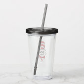 Dr. Seuss | Katze im Hut - Papa Ich bin Acryltrinkbecher (Rückseite)