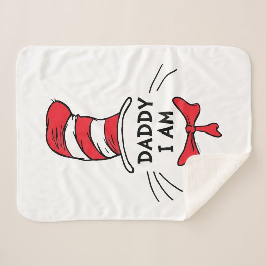 Dr. Seuss | Katze im Hut - Papa Ich bin Sherpadecke (Vorderseite (Horizontal))