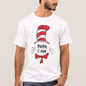 Dr. Seuss | Katze im Hut - Papa Ich bin T-Shirt (Vorderseite)