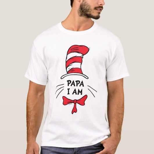 Dr. Seuss | Katze im Hut - Papa Ich bin T-Shirt (Vorderseite)