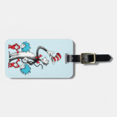 Dr. Seuss | Katze im Hut, Sache eins und Sache zwe Gepäckanhänger (Vorderseite horizontal)