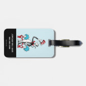 Dr. Seuss | Katze im Hut, Sache eins und Sache zwe Gepäckanhänger (Rückseite horizontal)