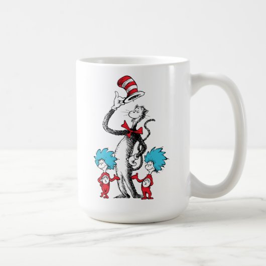 Dr. Seuss | Katze im Hut, Sache eins und Sache zwe Kaffeetasse (Rechts)