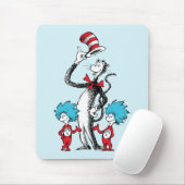 Dr. Seuss | Katze im Hut, Sache eins und Sache zwe Mousepad (Mit Mouse)