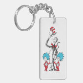 Dr. Seuss | Katze im Hut, Sache eins und Sache zwe Schlüsselanhänger (Vorderseite links)