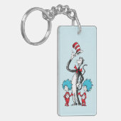 Dr. Seuss | Katze im Hut, Sache eins und Sache zwe Schlüsselanhänger (Vorderseite links)