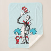 Dr. Seuss | Katze im Hut, Sache eins und Sache zwe Sherpadecke (Vorderseite)