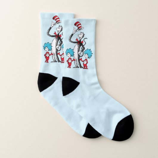 Dr. Seuss | Katze im Hut, Sache eins und Sache zwe Socken (Paar)