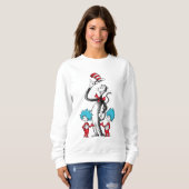 Dr. Seuss | Katze im Hut, Sache eins und Sache zwe Sweatshirt (Vorne ganz)