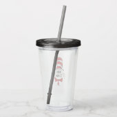 Dr. Seuss | Katze im Hut - Sis Ich bin Acryltrinkbecher (Rückseite)