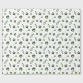 Dr. Seuss | Katze im Hutklemmmuster Geschenkpapier (Flach)