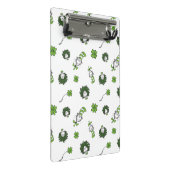 Dr. Seuss | Katze im Hutklemmmuster Mini Klemmbrett (Schrägansicht)