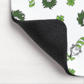 Dr. Seuss | Katze im Hutklemmmuster Mousepad (Ecke)