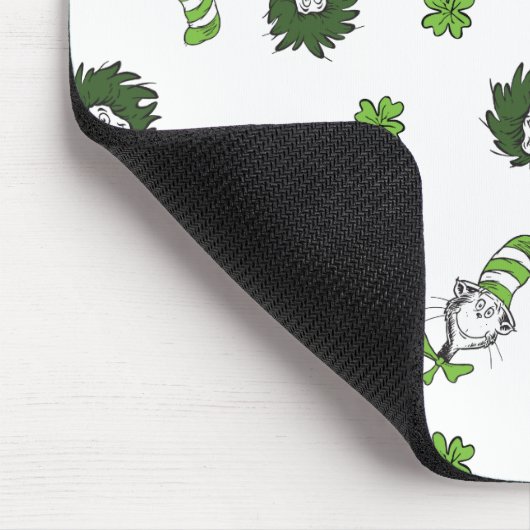 Dr. Seuss | Katze im Hutklemmmuster Mousepad (Ecke)