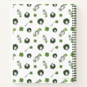 Dr. Seuss | Katze im Hutklemmmuster Notizblock (Rückseite)