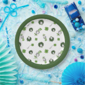 Dr. Seuss | Katze im Hutklemmmuster Pappteller (Party)