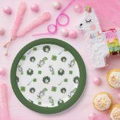 Dr. Seuss | Katze im Hutklemmmuster Pappteller (Party)