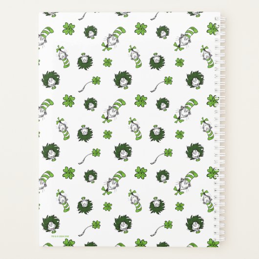 Dr. Seuss | Katze im Hutklemmmuster Planer (Rückseite)