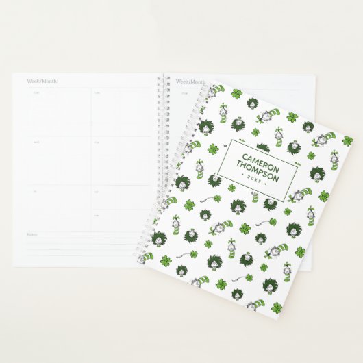 Dr. Seuss | Katze im Hutklemmmuster Planer (Anzeige)