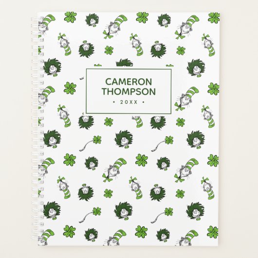 Dr. Seuss | Katze im Hutklemmmuster Planer (Vorderseite)