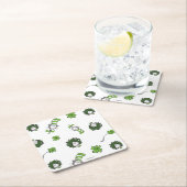 Dr. Seuss | Katze im Hutklemmmuster Rechteckiger Pappuntersetzer (Vor Ort)