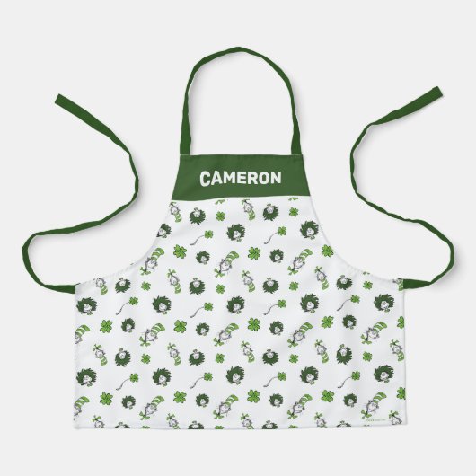 Dr. Seuss | Katze im Hutklemmmuster Schürze (Vorderseite)