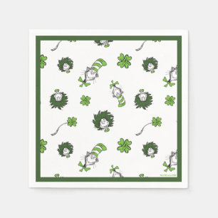 Dr. Seuss   Katze im Hutklemmmuster Serviette