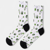 Dr. Seuss | Katze im Hutklemmmuster Socken (Linkes Detail)