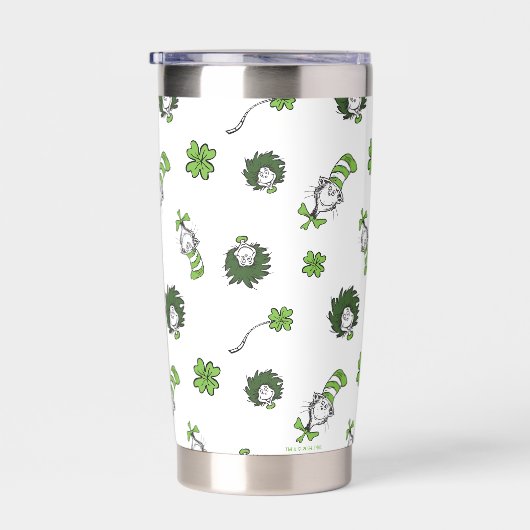 Dr. Seuss | Katze im Hutklemmmuster Thermobecher (Rechts)